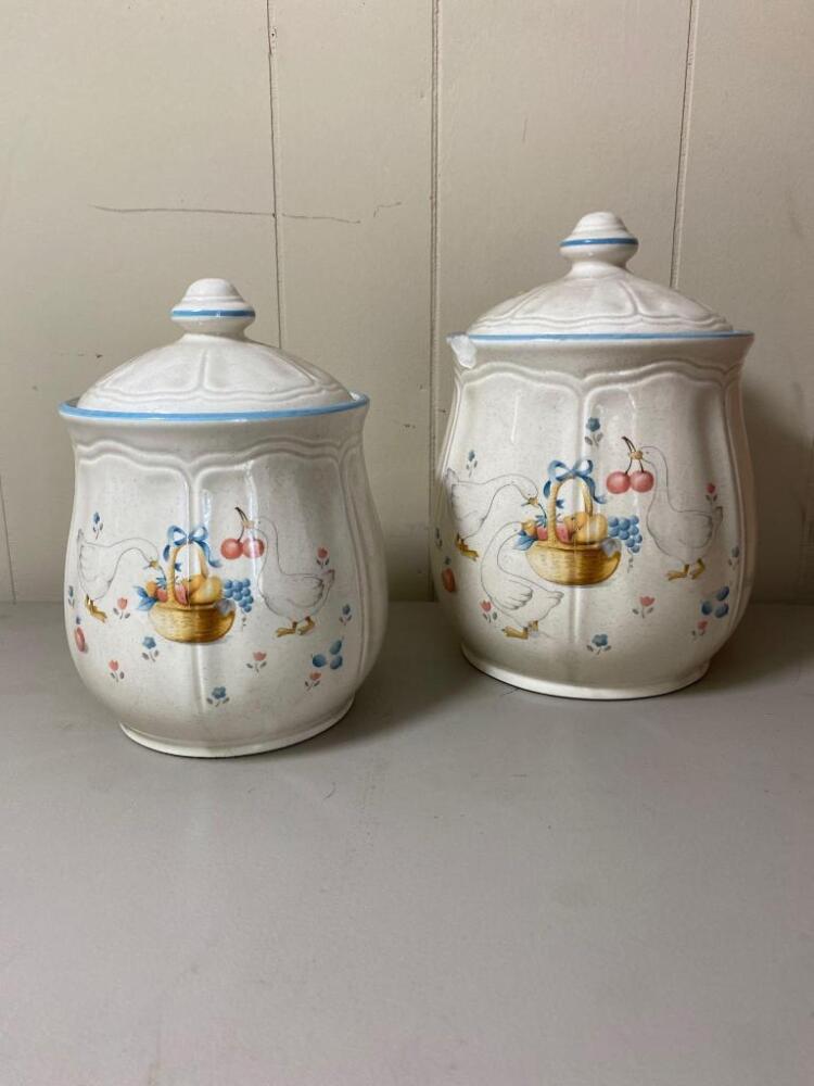 Pair of Glass Jugs
