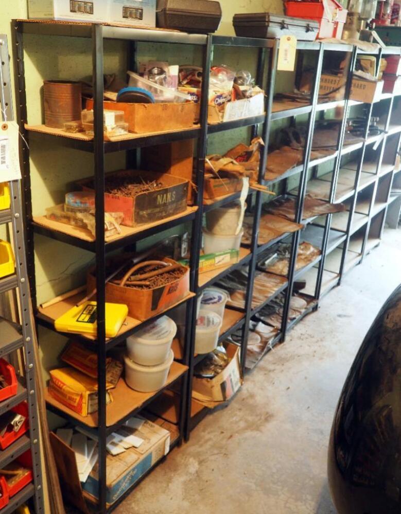 Metal Storage Shelving, 59.5" x 18.5" x 11.5", Qty 7, Contents Not Included, SECOND DAY LOADOUT ONLY