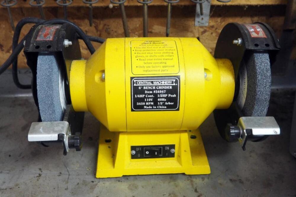 Central Machinery 6" Bench Grinder, Model 34947