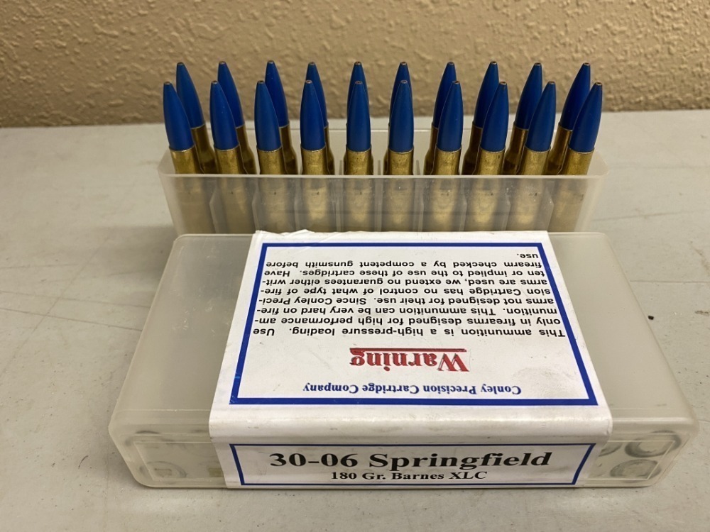 Conley Pecision .30-06 SPRG 180 grain Barnes XLC - 20 rounds