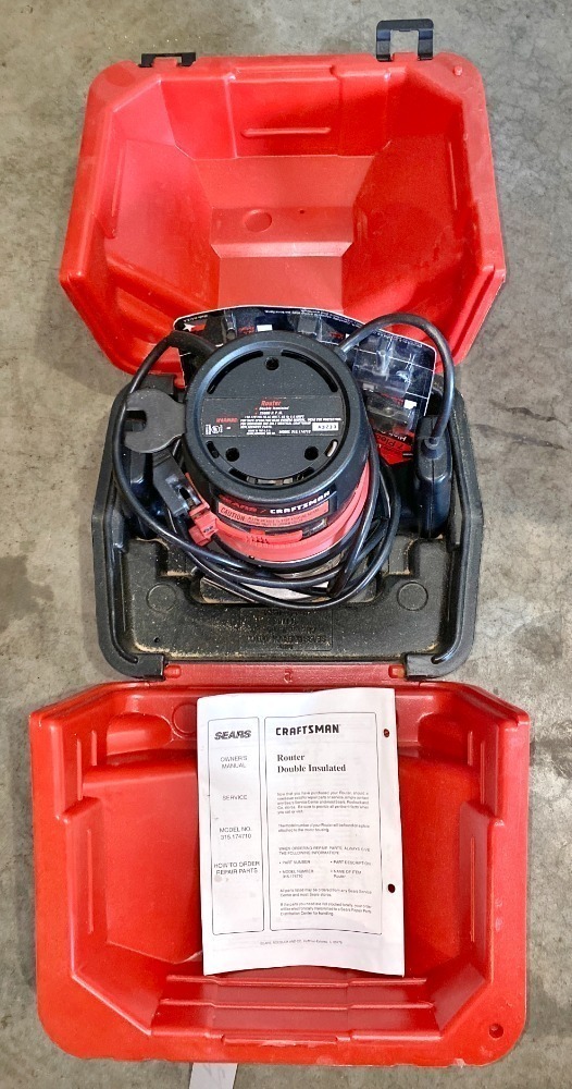 Craftsman 1.5HP Router with Case