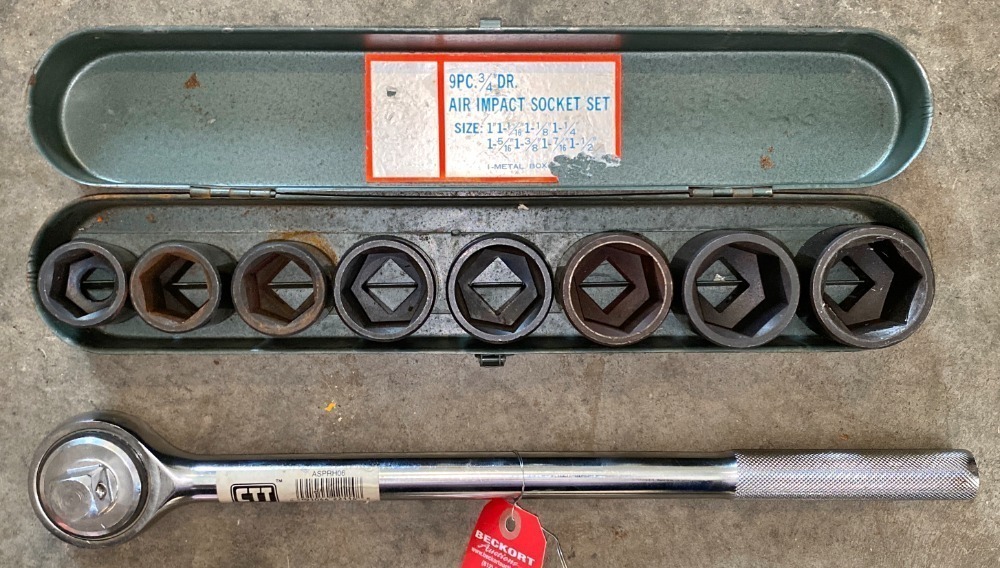 3/4" Drive Impact Socket Set