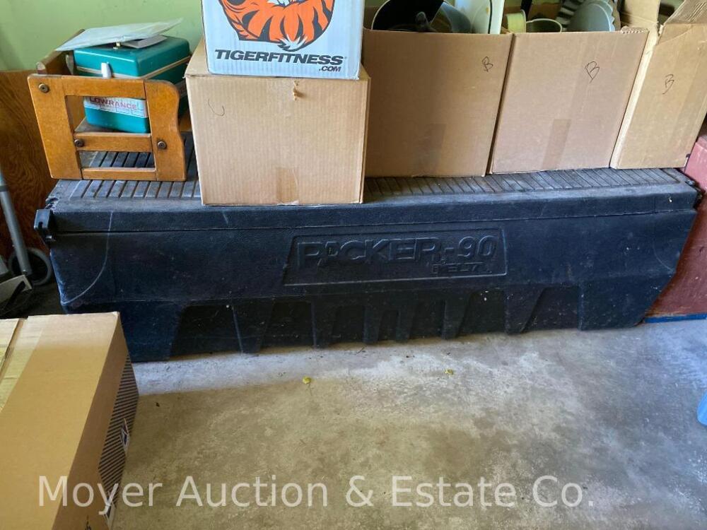 Black Packer 90 Poly Truck/Storage Box, 60" Long, 19" Deep