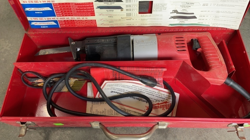 Milwaukee Heavy Duty Sawzall In Case image