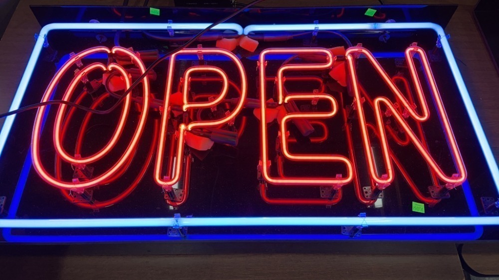 Neon Open Sign Working  37x20.5 image