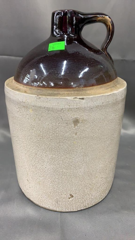 Crock Jug, 10 1/2in Tall, No Cork