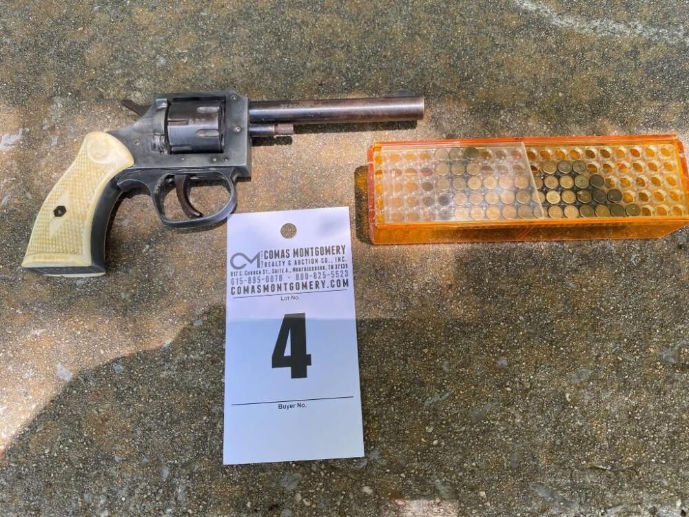 Herbert Schmidt .22 L.R. Revolver w/ .22 Caliber Bullets