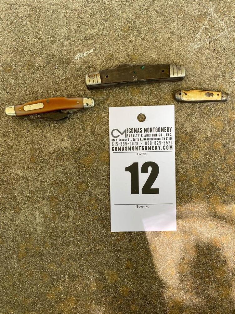 Variety of Pocket Knives