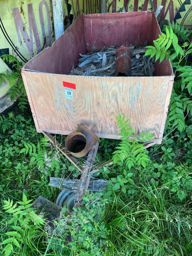 Utility Trailer- 3.75ft x 6ft (Buyer Responsible For Removal)