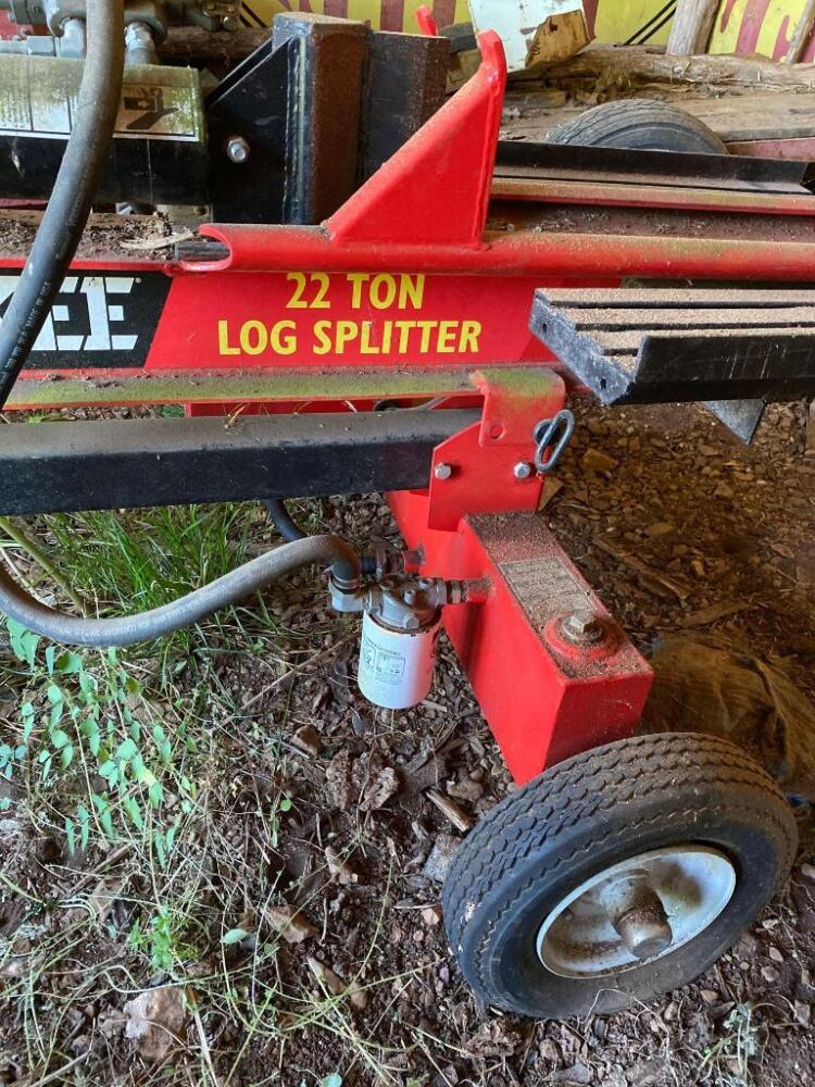 Huskee 22 Ton Log Splitter (Buyer Responsible For Removal)