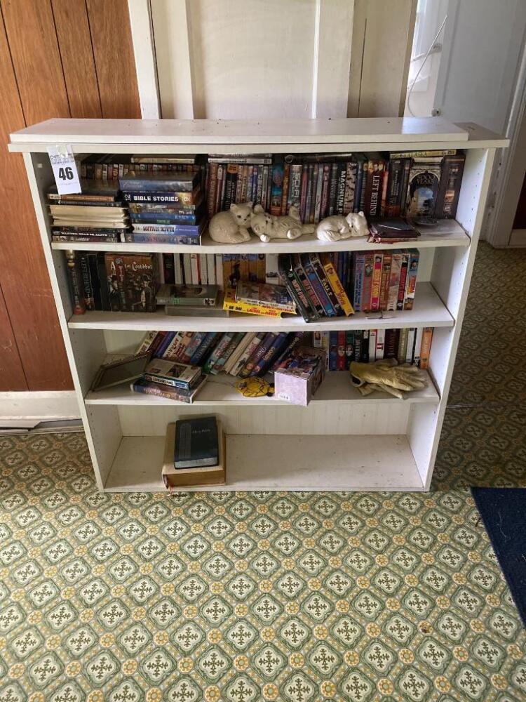 Shelf w/ Contents- 48in. T x 50in. W x 12in. D