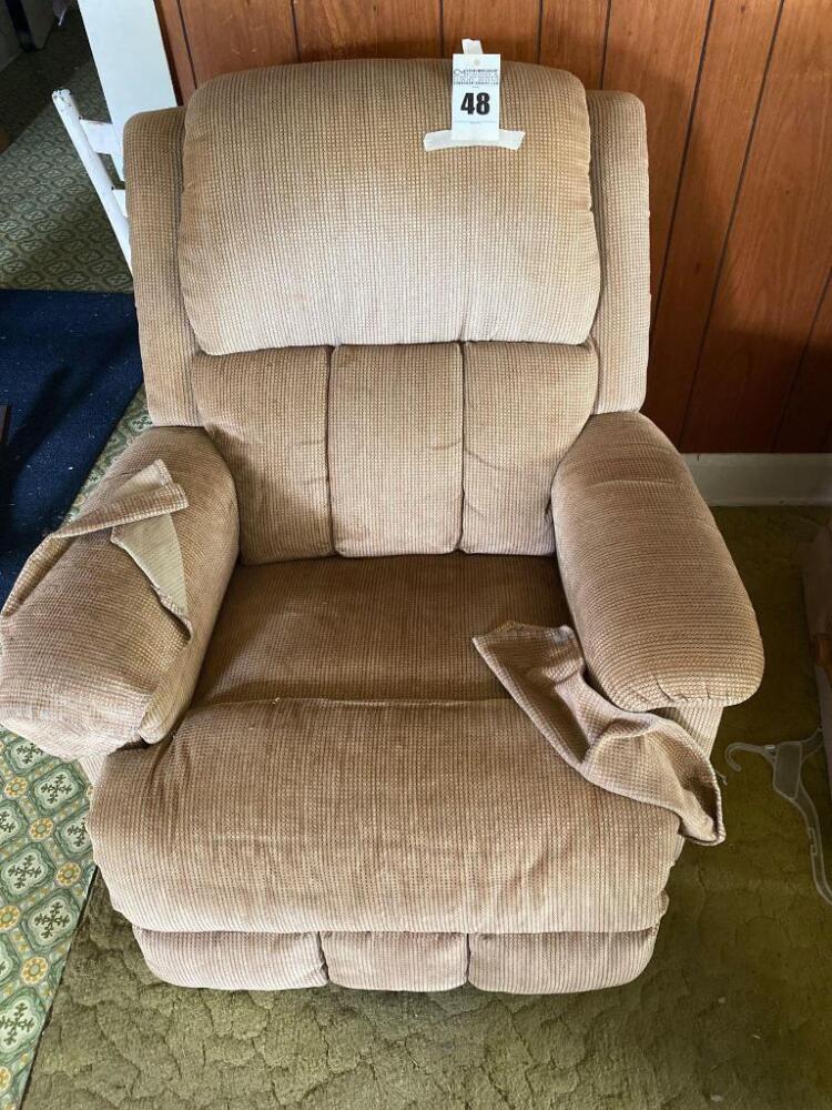 Cloth La-Z-Boy Recliner- 39in. T