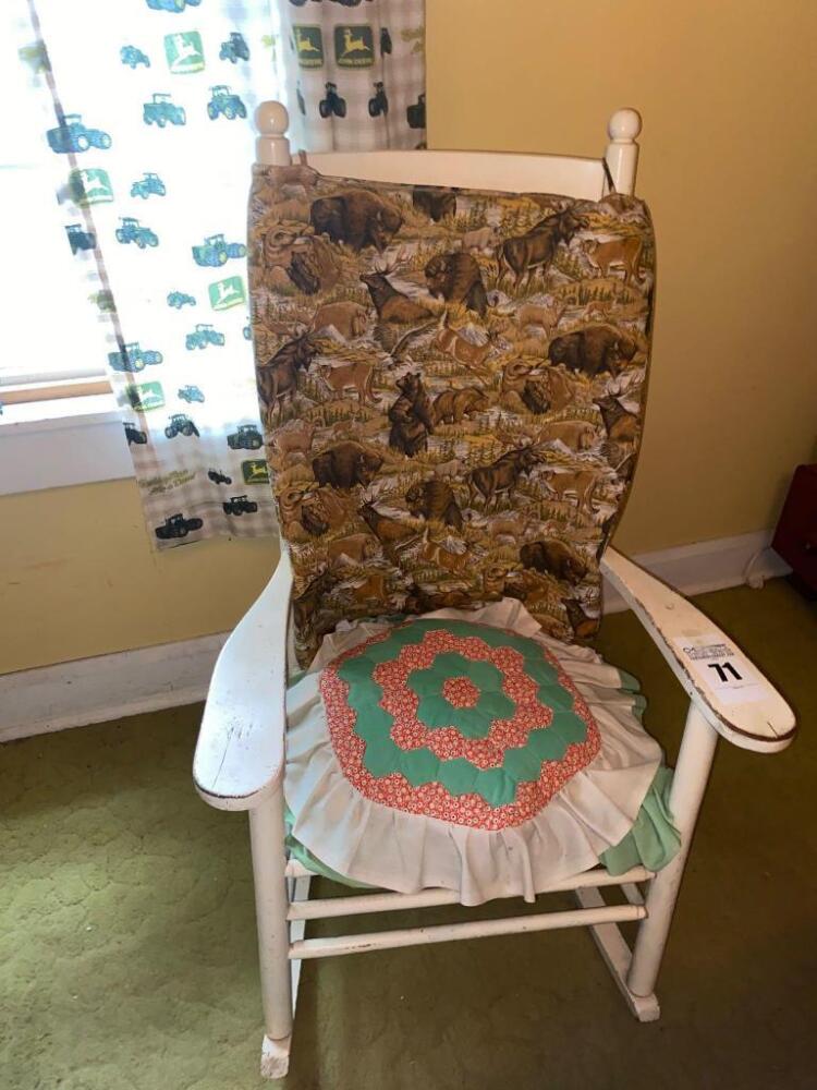 Wooden Rocking Chair- 42in. T