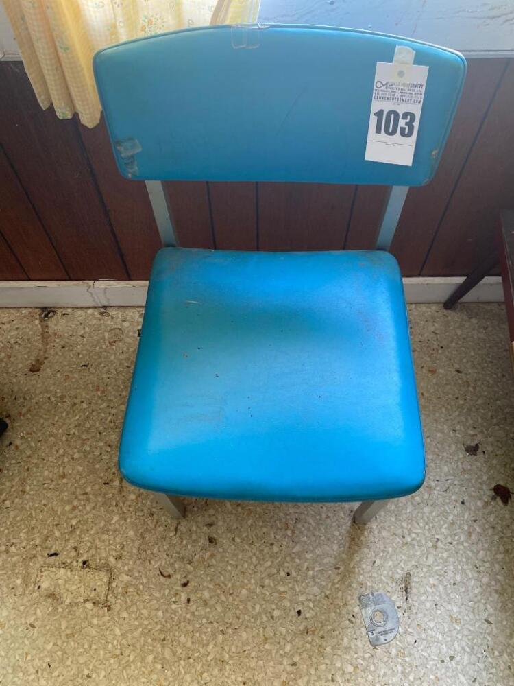 Metal and Vinyl Chair