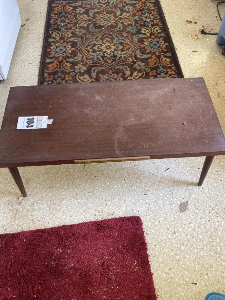Wooden Coffee Table- 15in. T x 36in. W x 16in. D