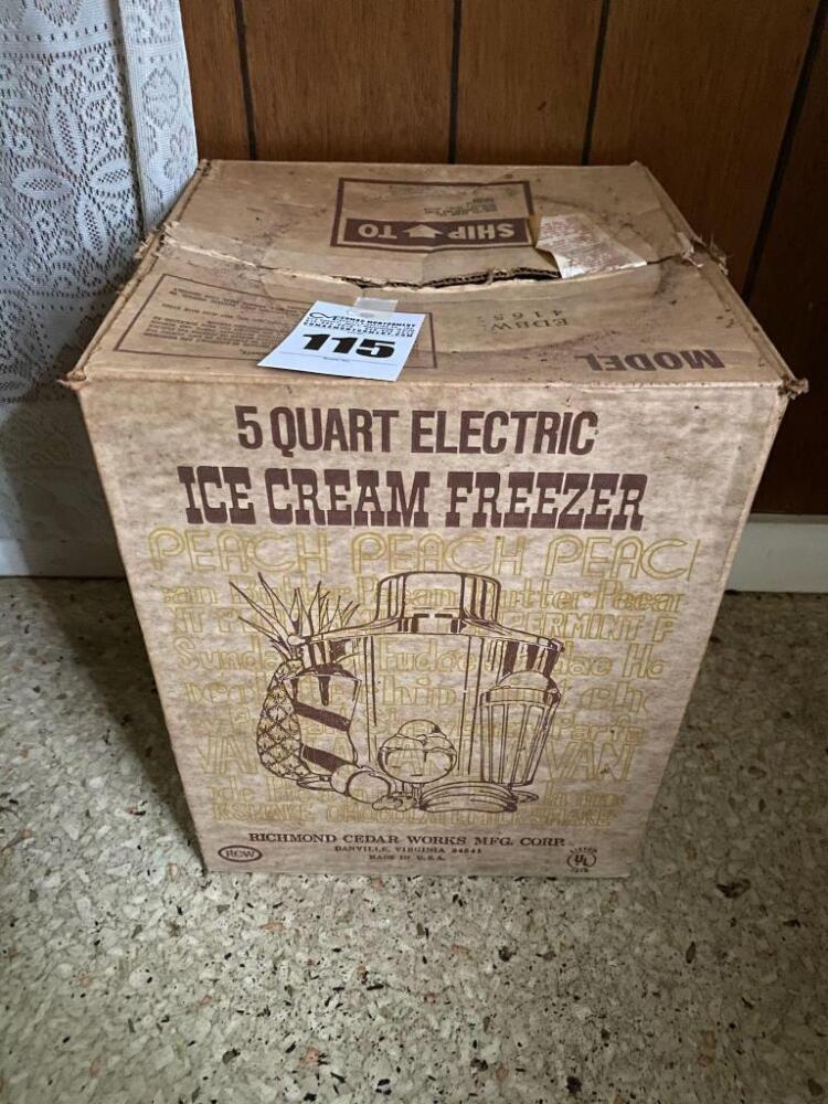 5 Quart Electric Ice Cream Freezer