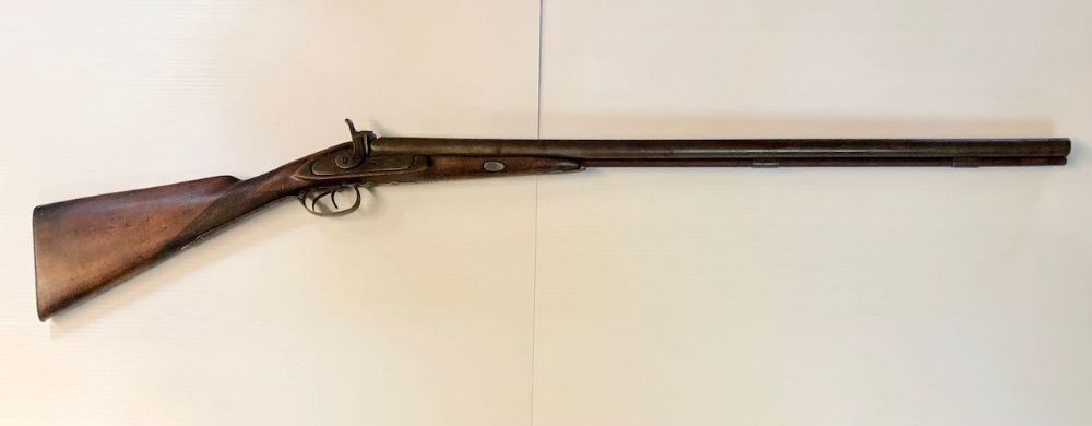W. Richards Double Barrel Black Powder Shotgun