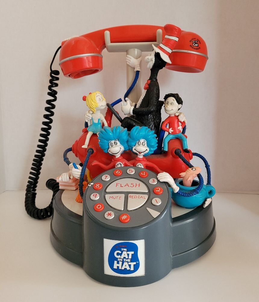 DR. SUESS CAT IN THE HAT CORDED TELEPHONE