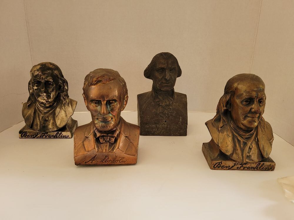 4  CAST IRON PRESIDENT BANKS