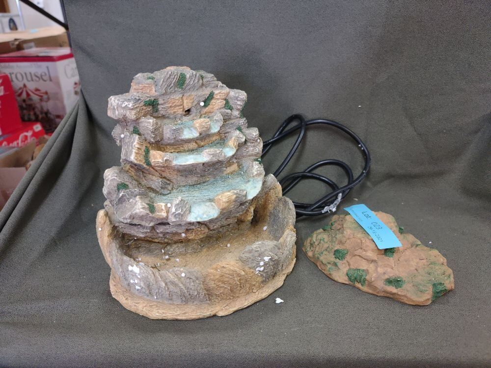 9" Stone Water Fountain with Pump