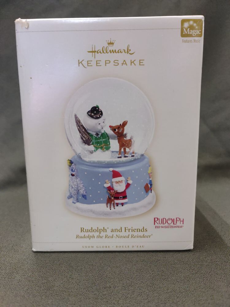 Hallmark Keepsakes Rudolf and Friends Snow Globe