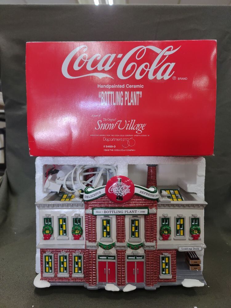 Coca-Cola Snow Village Bottling Plant