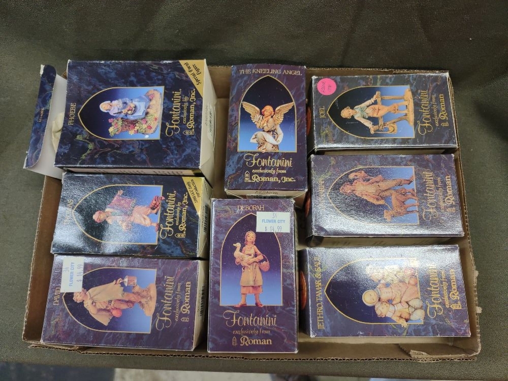 Lot of 8 Fontanini Miniature Biblical Characters