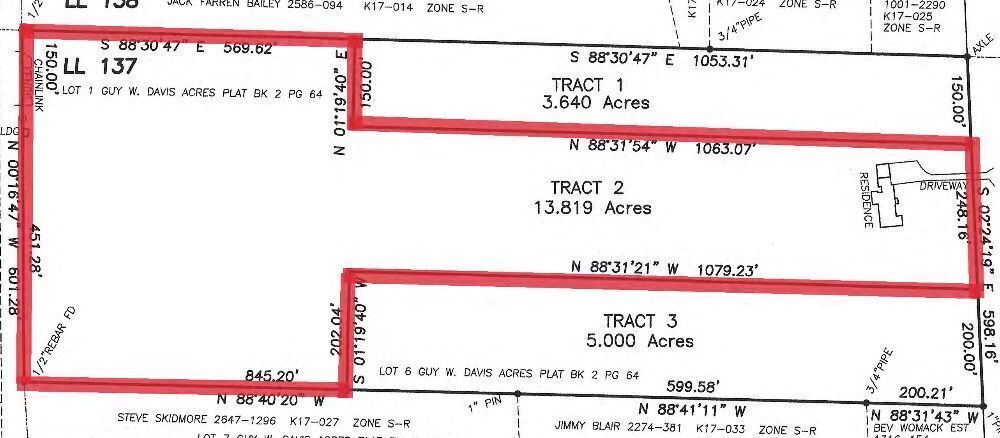 Tract 2 - 13.819AC