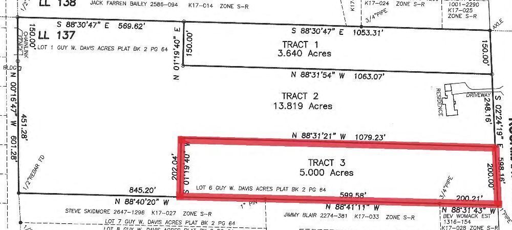 Tract 3 - 5.000AC