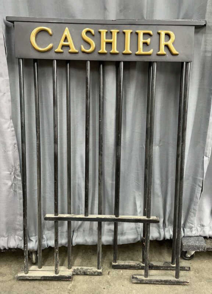 Wood Cashier Bars. Needs Hinge Overall 68x49 image