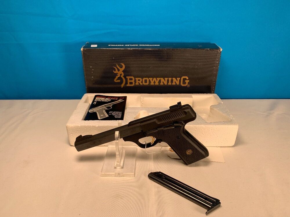 Browning Buckmark  5 1/2" Bull Barrel  22 cal Serial Number: 655NM16111
