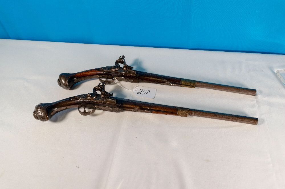2 Queen Anne Dueling pistols - RESERVE MET