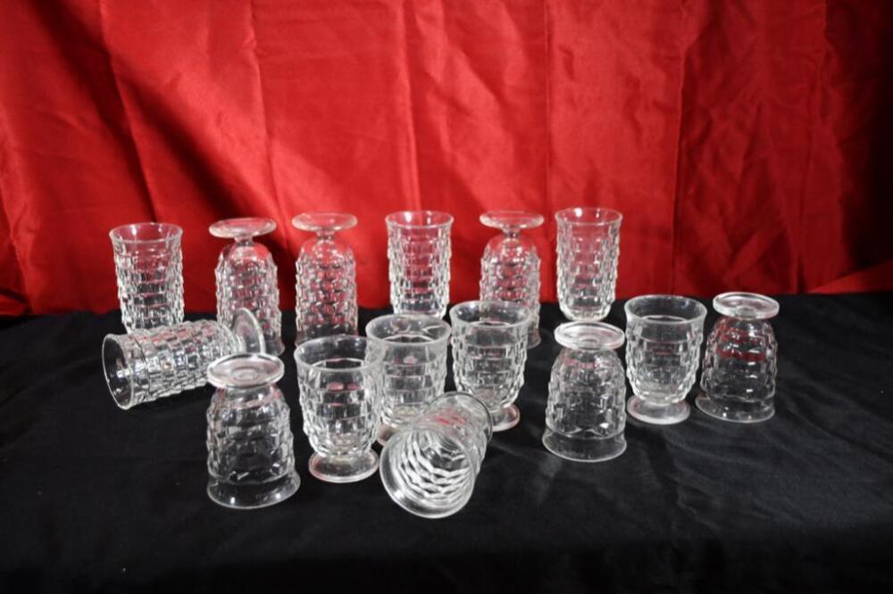 Vintage glassware. C