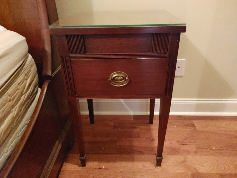 Vintage Wooden Nightstand