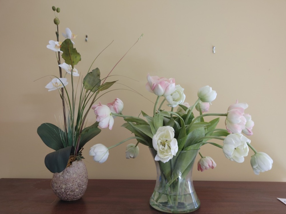 (2) Faux Floral Arrangements