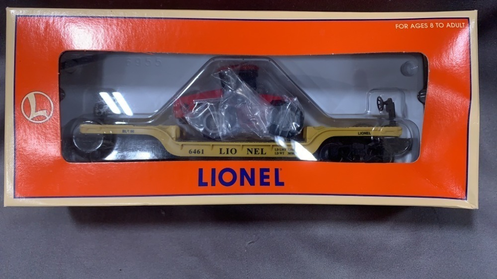 6411 Lionel Depressed Center Flat Car With Ertl C image