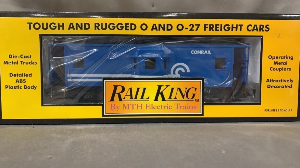 Rail King M T H Conrail Bay Window Caboose New image