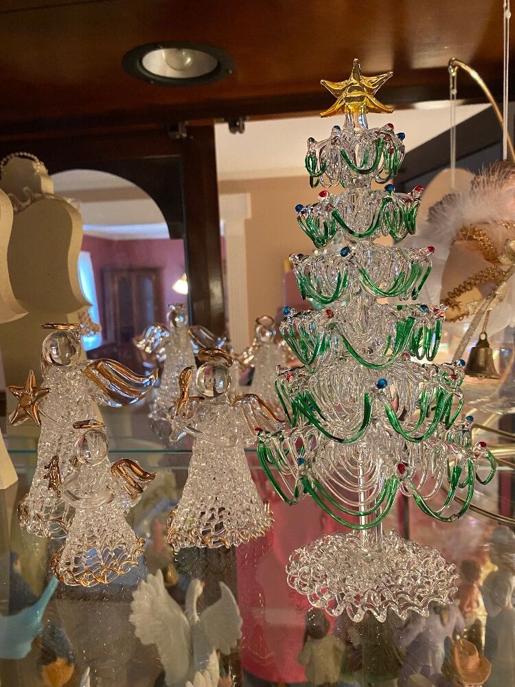 Hand Blown Angels and Christmas Tree