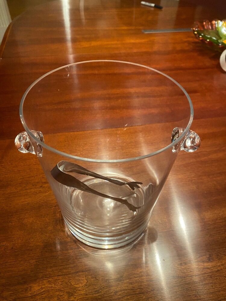 Ice Bucket with Tongs
