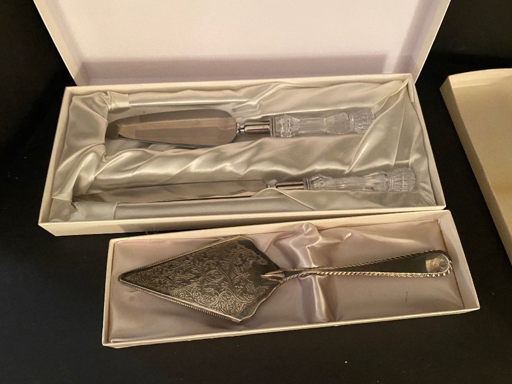 Cake Knife, Server and Trowel