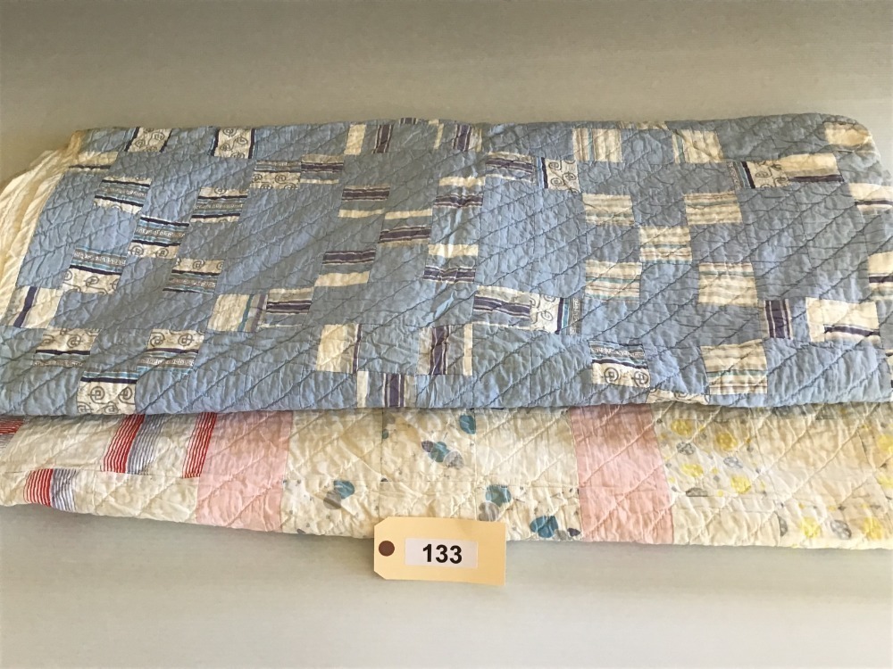 Two Hand Sewn Quilts