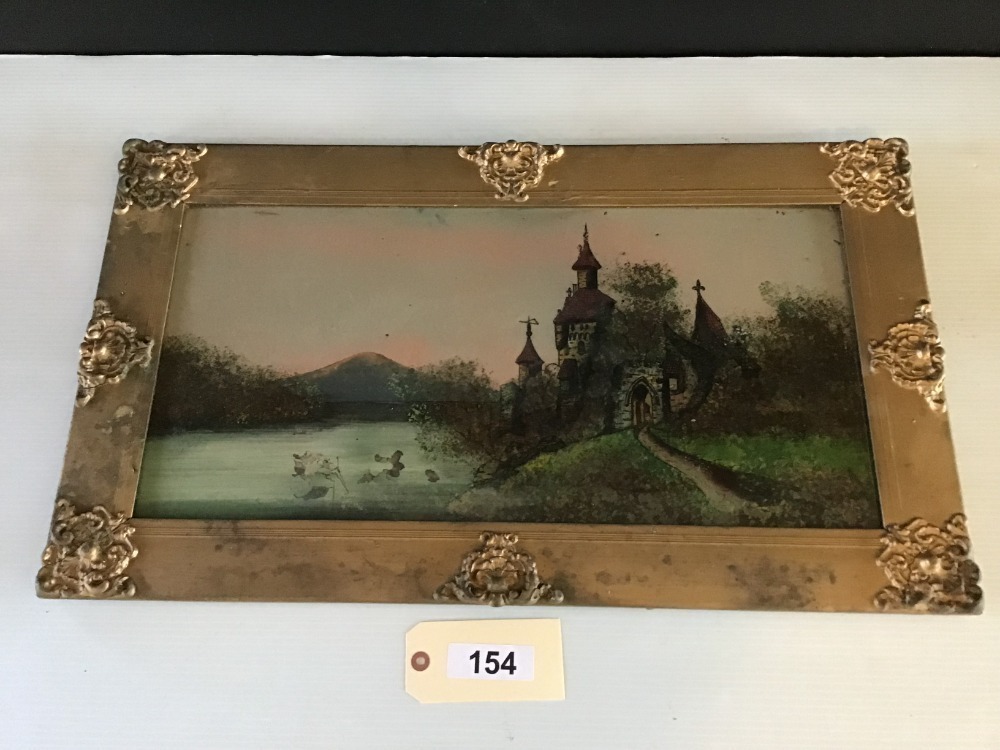 Framed Print Of Castle On The Lake