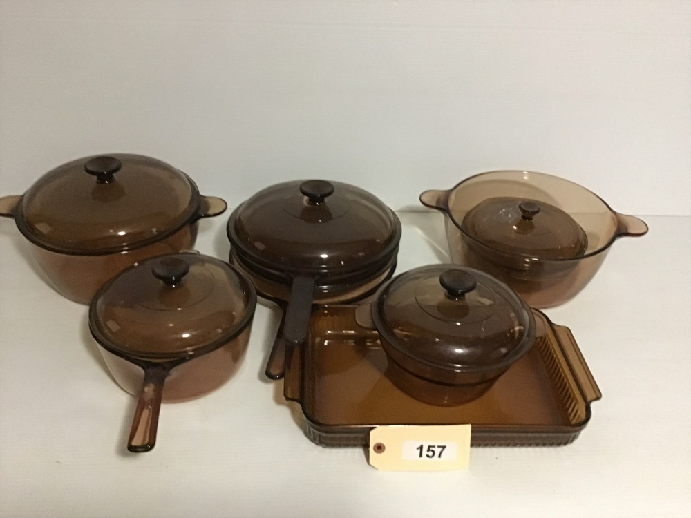 Anchor Hocking Glass Cookware, 8 Pieces