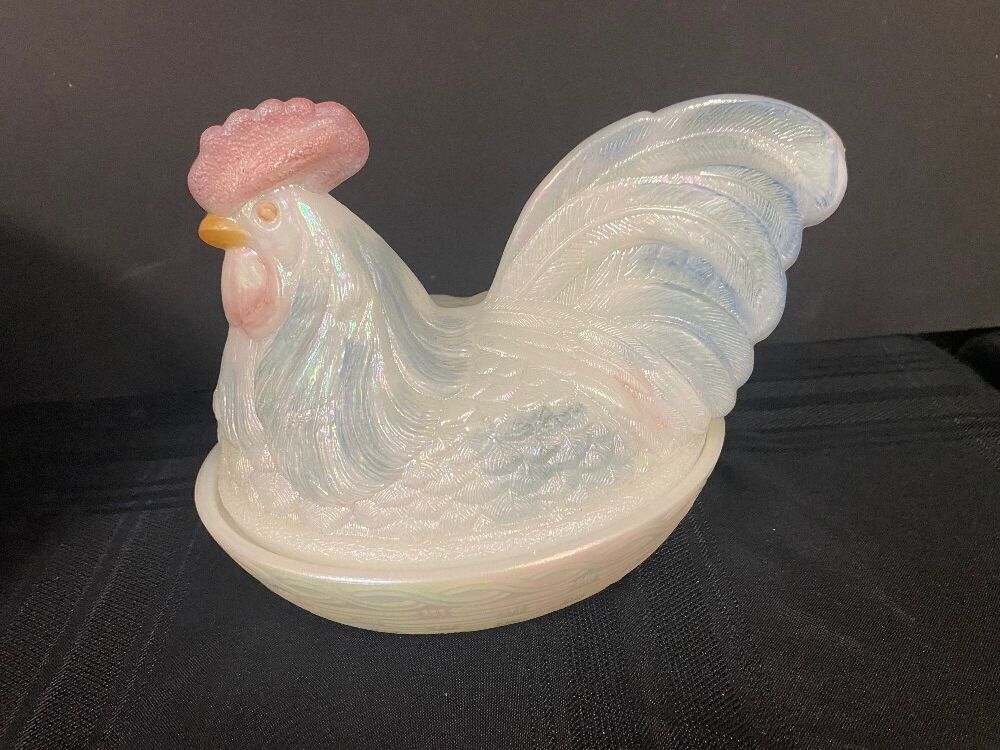 Glass Hen on Nest