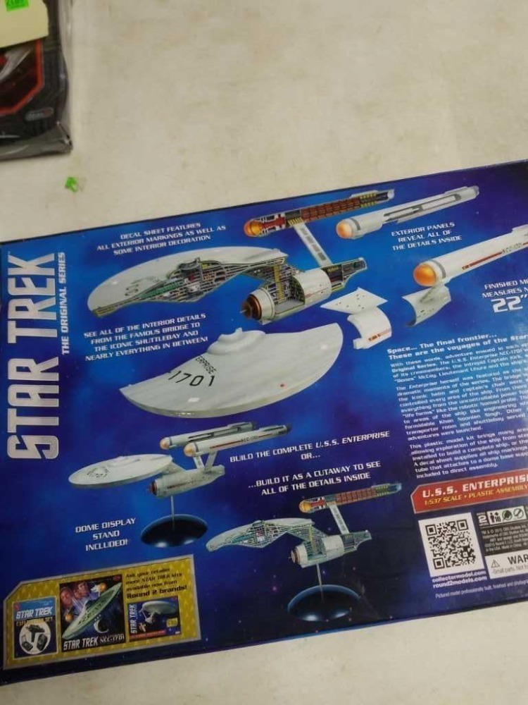Sealed Amt Star Trek Uss Enterprise Cutaway Kit