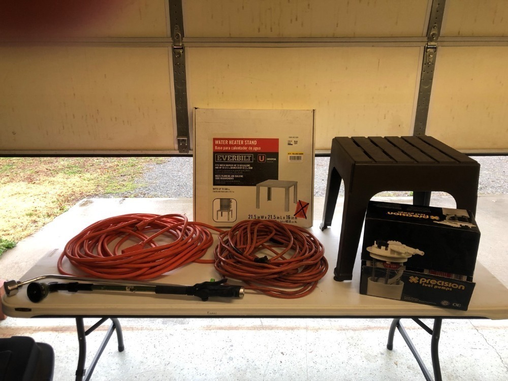 Power Extension Cords, Water Heater Stands, Precision Fuel Pump