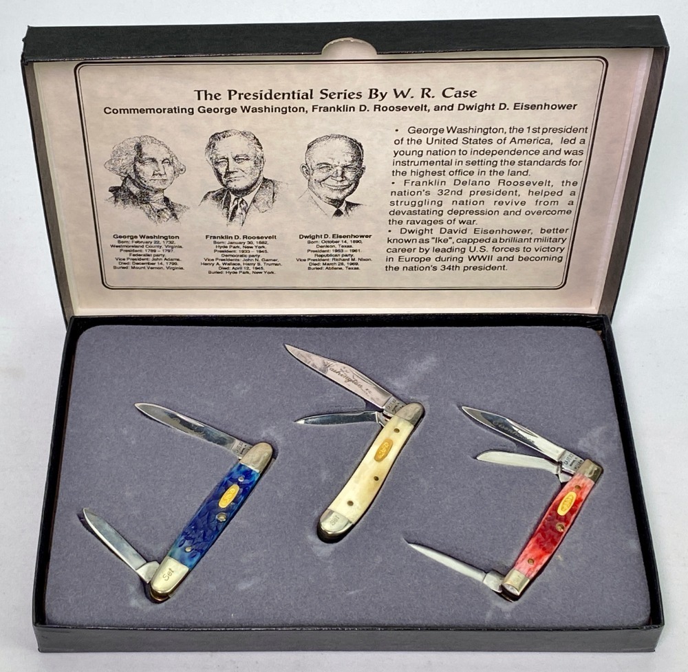 1990 Case XX Presidential Series Knife Set