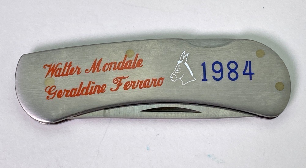 Case XX M1054LSSP Walter Mondale & Geraldine Ferraro Knives