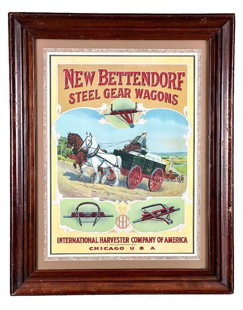 IHC Bettendorf Wagons Lithograph