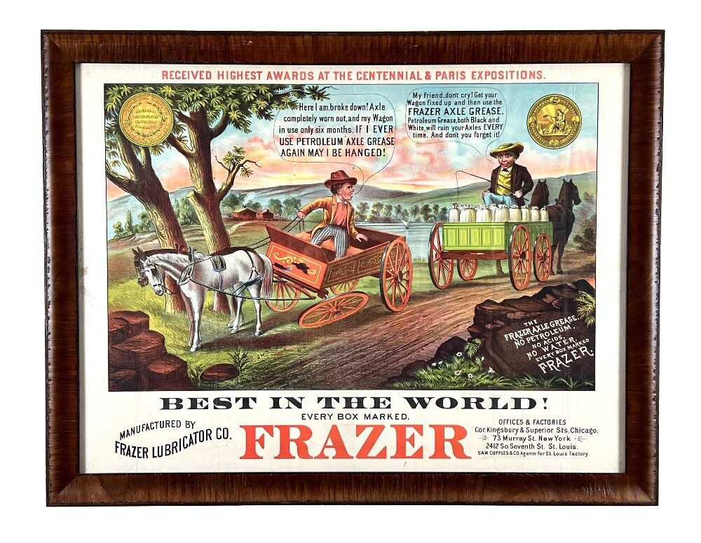 Frazer Axle Grease Lithograph